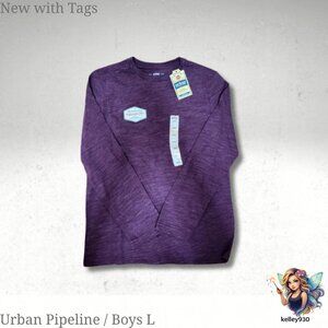 Urban Pipeline Boys Large Long Sleeve Tee 💜 (NWT)